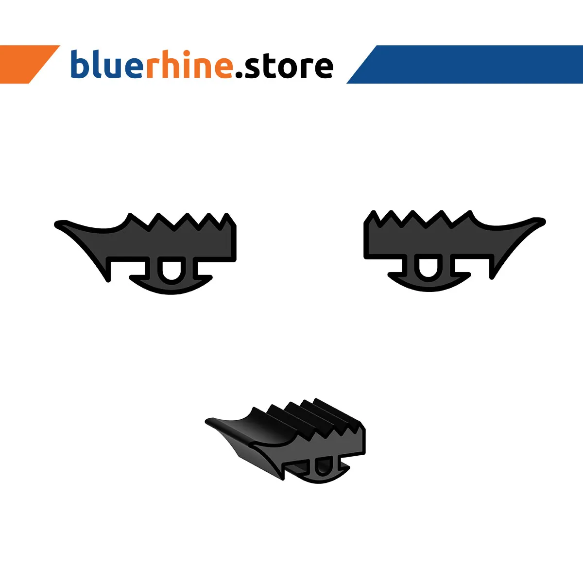 Twinwall/Multiwall profile system  - Cover Cap Transom (H) - 6 mtr