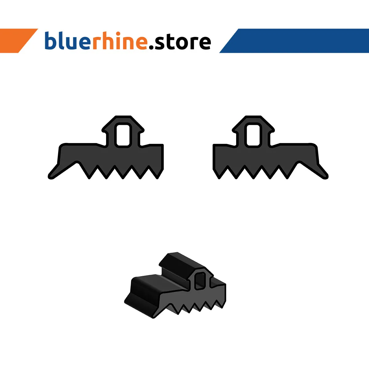 Twinwall/Multiwall profile system  - Cover Cap Transom (H) - 6 mtr